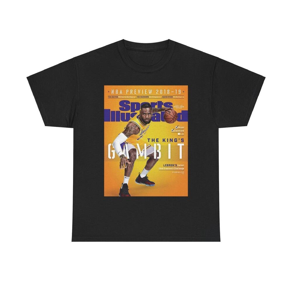Lebron James Los Angeles Lakers Sports Illustrated Cover Tee Shirt 1